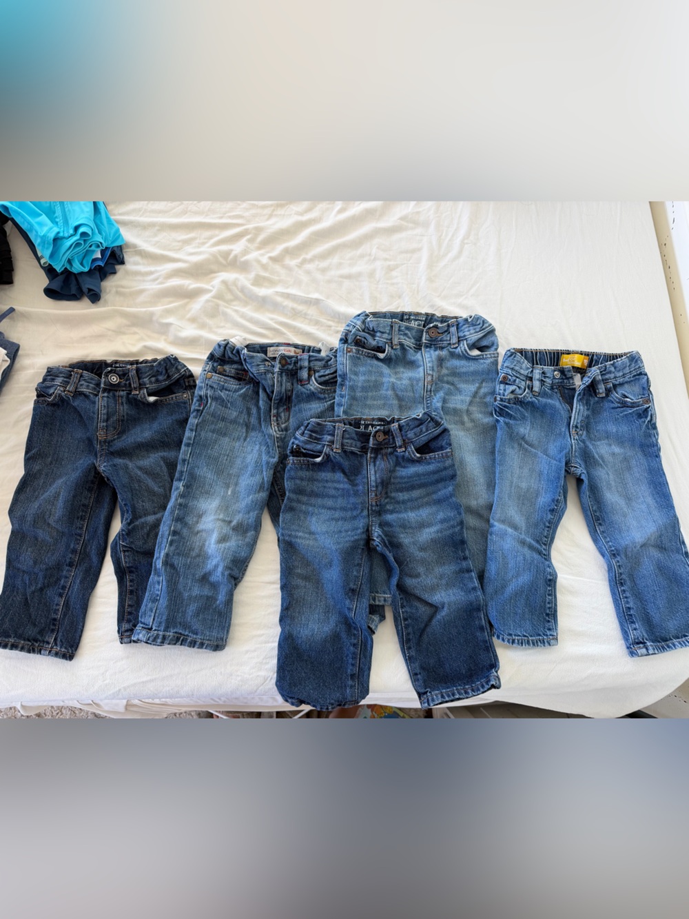 Bundle of 5 boys jeans 18-24 months